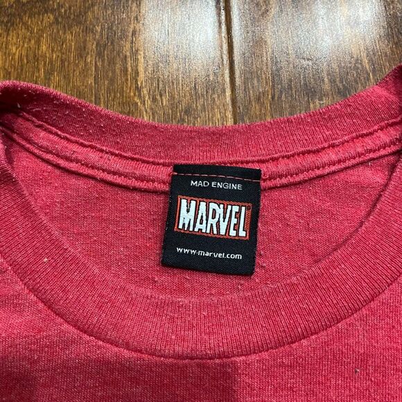 Mad Engine Marvel Spiderman Jack Kirby Art Red T-Shirt Men's Size XL - Picture 5 of 7